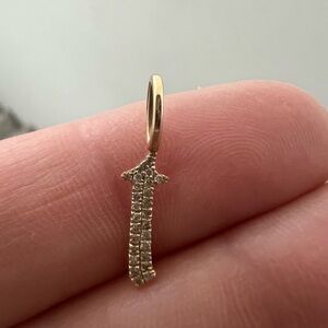 Alev jewelry diamond pave T